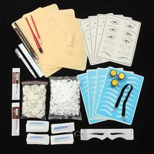 Набор для бровей, Перманентный макияж, для губ, для бровей, тату, ручка, игла, паста, инструмент для кожи, для учащихся, начинающих, набор для макияжа