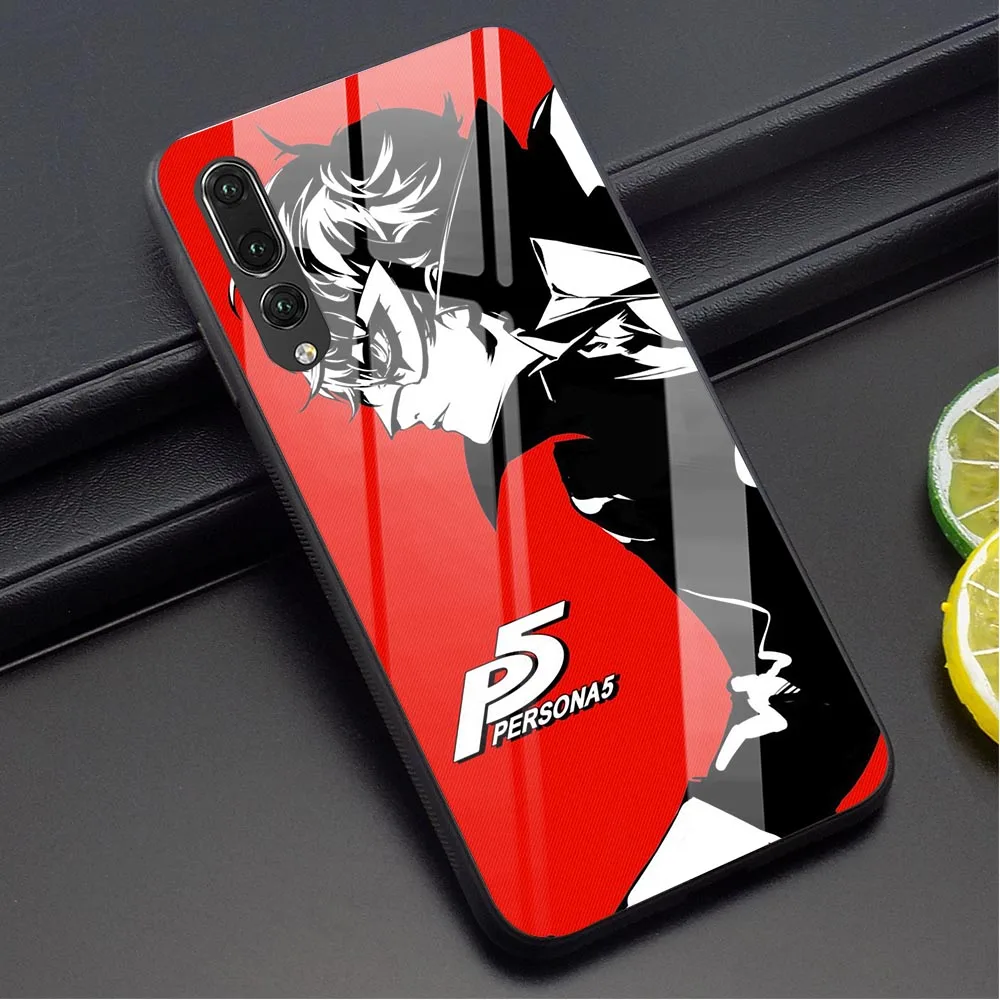 

P5 P Persona 5 Phone Case for Huawei P20 Lite 2018 Cover P10 P20 P30 PRO P Smart Mate 20 Lite Honor 9 10 Lite 7A Glass