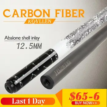 

KONLLEN JF Star Billiards Carbon Shaft Pool Cue Stick Carbon Fiber Real Inlay Carbon Energy Radial Pin Leather Grip Billiard Cue