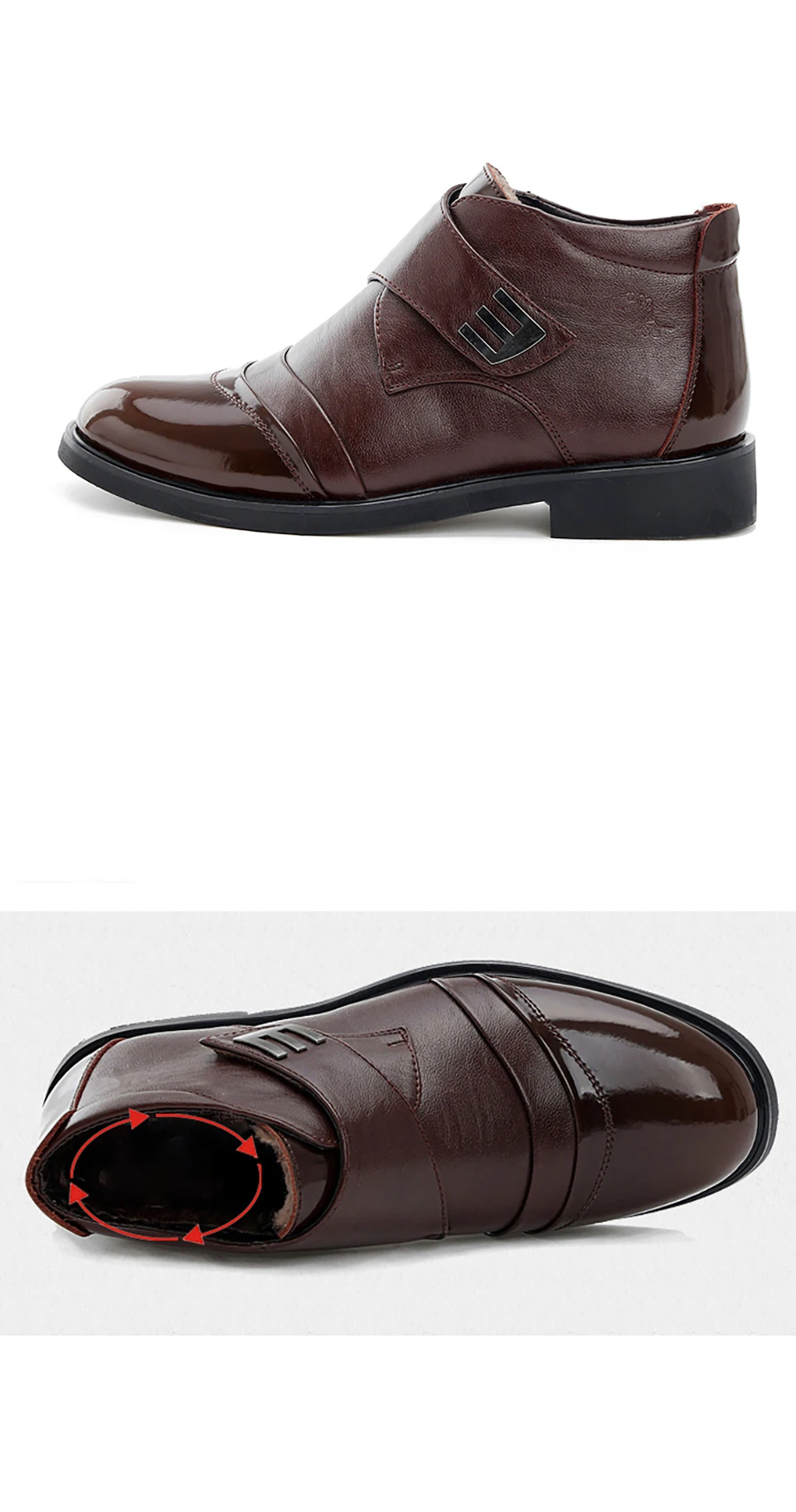 Мужские зимние ботинки на нескользящей подошве; коллекция года; теплая удобная зимняя обувь для мужчин; размеры 39-48;# NXTM437