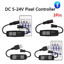 DC5V 12V 24V WS2811 WS2812B WiFi LED RGB Controller For Pixel rgb LED Strip Light WS2813 WS2815 SK6812 Magic Home