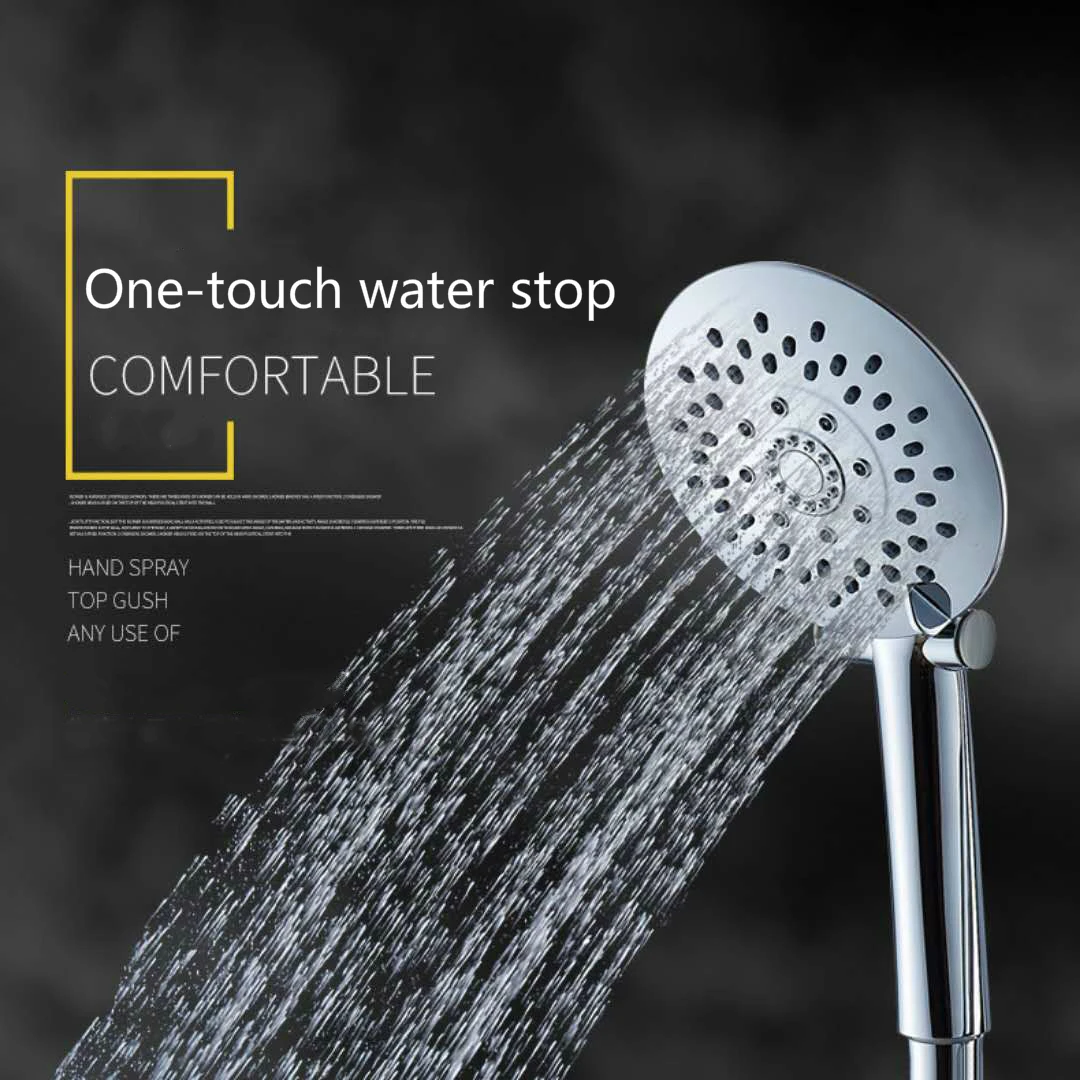 

With Water Shut-off / Stop Dripping Function, Hand-held Shower Head Bathroom