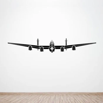 

Lancaster Heavy Bomber Plane Wall Art Vinyl Sticker Military Lover Gift Home Decoration Wallpaper Poster 2215