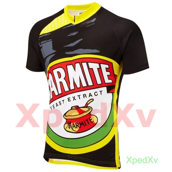 

2020 Marmite Pop Art Road Cycling Jerseys Quick-Dry Bike Jersey Sportswear Clothes Racing MTB Bicycle Clothing black/yellow/blue