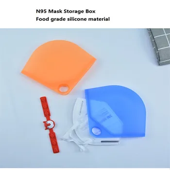 

Mask Storage Clip 1pc Portable Silicone Food Grade Case Holder Organizer for Storing Disposable Great deal