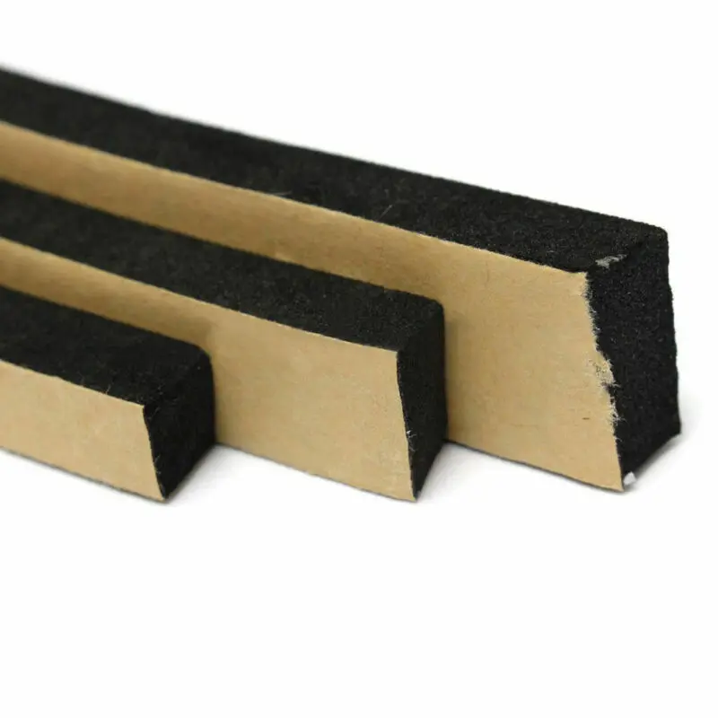 Durable Black EVA Foam Adhesive Seal Strip - Anti-Collision and Soundproofing
