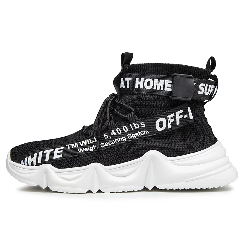 Новые дышащие кроссовки для мужчин, обувь для бега, уличные демпфирующие туфли на плоской подошве, спортивная обувь для прогулок, кроссовки с мягкой подошвой, мужская обувь - Цвет: black white C833