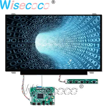 

Wisecoco 14 inches LCD TFT display 1920*1080 with 2 mini HDMI speaker out EDP USB 5V DC 12V control driver board for tablet PC