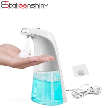 

BalleenShiny 250ml Wall-mounted Automatic Induction Foam Hand Washing Machine Soap Dispenser USB Charging Cable Gadgets