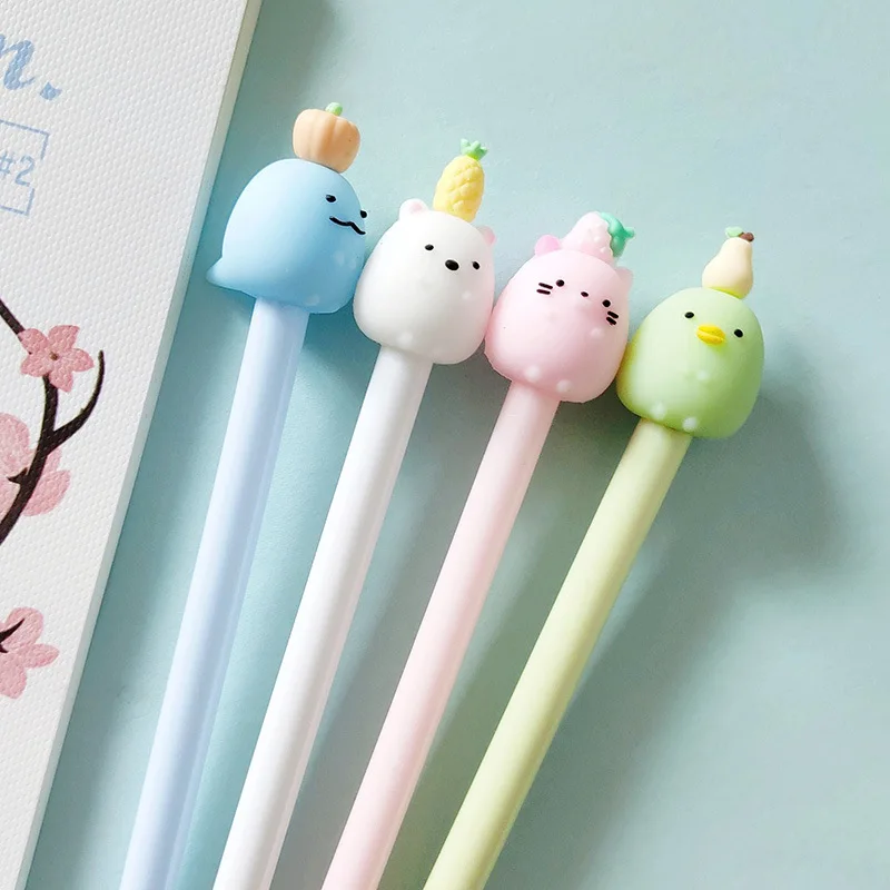 Ручка гелевая Sumikko Gurashi в Корейском стиле 4 шт. товары для рукоделия |