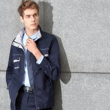 Рабочая защитная одежда светоотражающее пальто для фабричной рабочей униформы сварочный электрик для женщин и мужчин