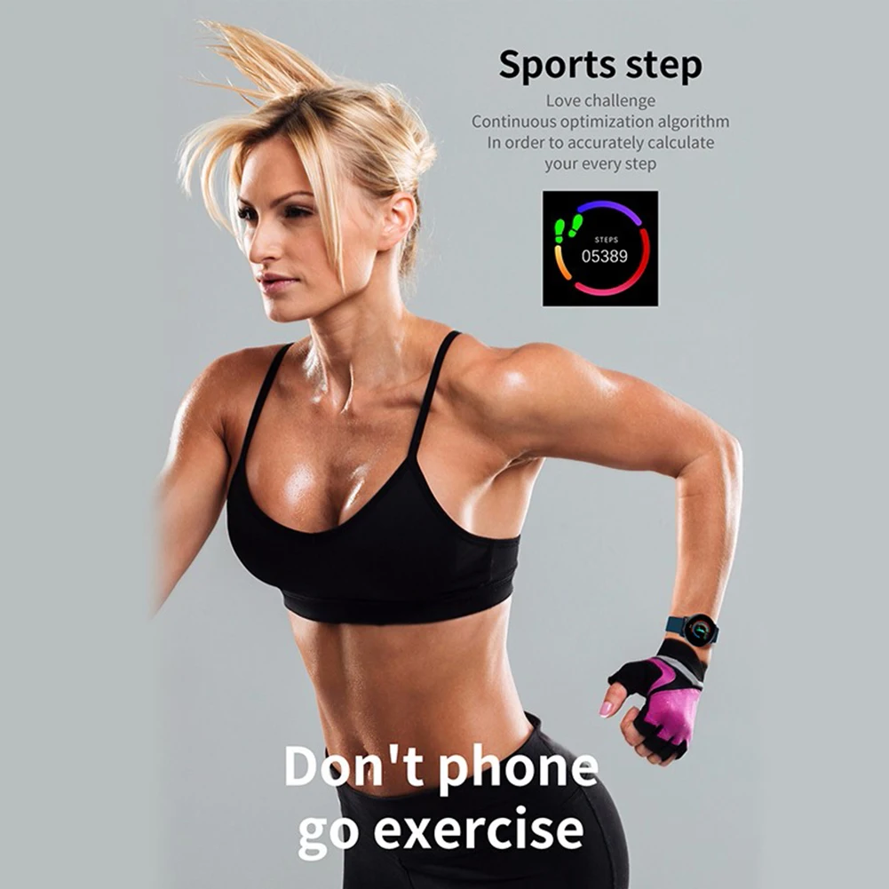 Умные часы X9 с круглым сенсорным экраном умные пульсометром спортивные Tracke для