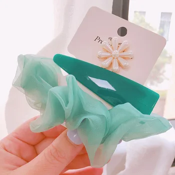 

3Pcs/Set Candy Colors Pearl Scrunchie Simple Water Drop Hair Accessories Set Colored Bowel Hair Rope For Women