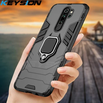 Перейти на Алиэкспресс и купить Ударопрочный чехол KEYSION для Red mi Note 8 Pro 9s 8 8A 7 7A 8T K30 K20, задняя крышка для телефона xiaomi mi 9T A2 A3 mi 10 9 SE mi 9 lite