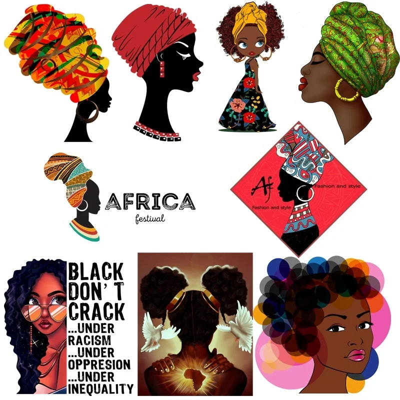 Красивые патчи для одежды в африканском стиле женские футболки худи самодельные