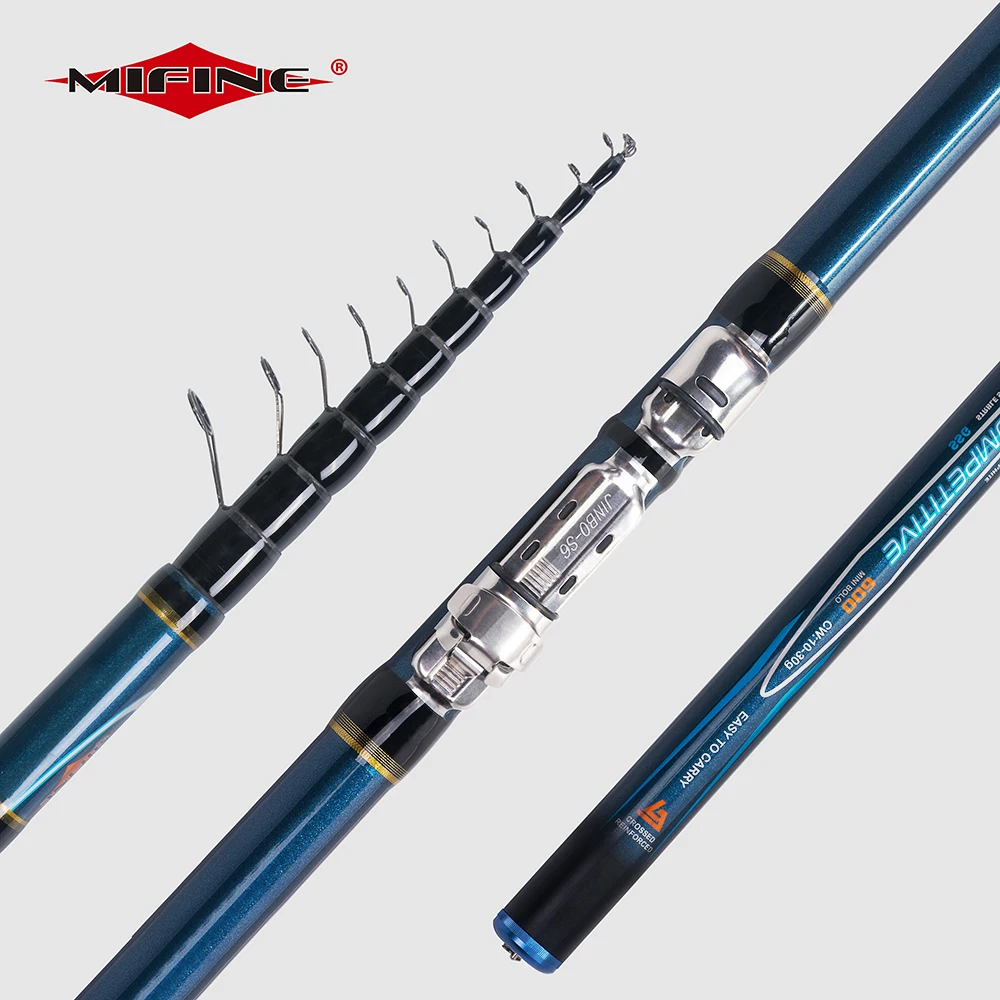 

MIFINE COMPETITIVE Telescopic Bolo Fishing Rod 4/4.5/5/6M HIGH CARBON Trout Travel Ultra Light Spinning float fishing 10-30G