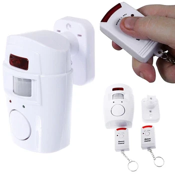 

Portable 105dB PIR Motion Detector Infrared Anti-theft Motion Detector Home Security Alarm system+2 controllers