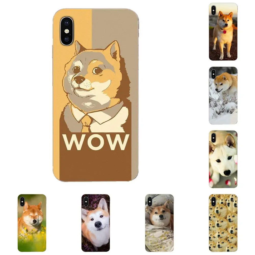 

TPU Phone For Xiaomi Redmi Mi 4 7A 9T K20 CC9 CC9e Note 7 8 9 Y3 SE Pro Prime Go Play Shiba Inu Funny Dog