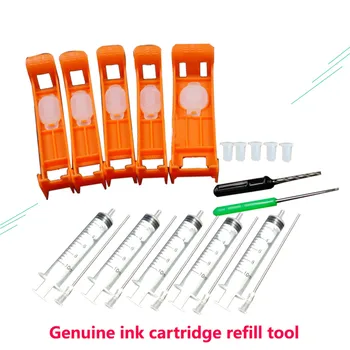 

Genuine Ink Cartridge Filling Tool 5/6 Colors Printer Refill Kit for Canon TR7520 TR8520 TS6120 TS6220 TS9520 Printer Spare Part