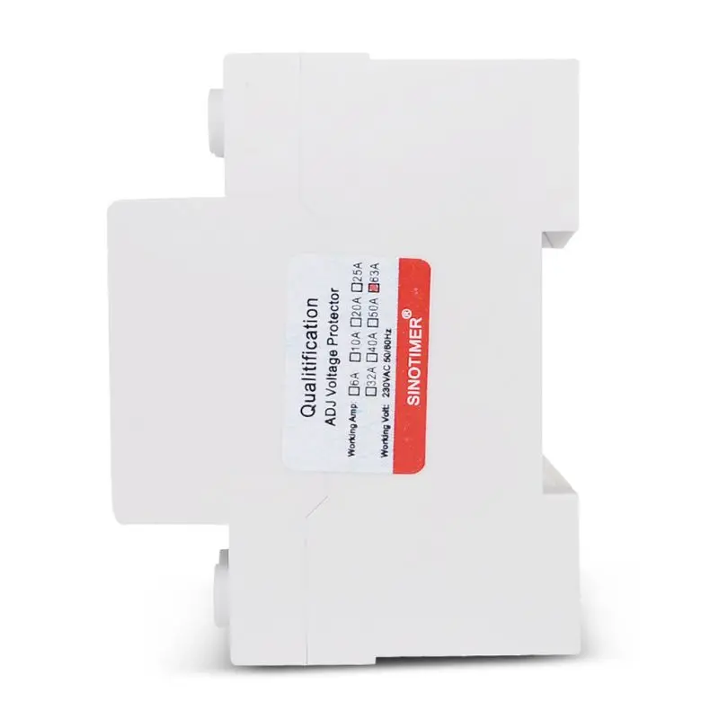 63A 230V перенапряжение защитное устройство предохранитель предельный ток вольтметр