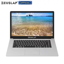 ZEUSLAP 15,6 дюймов Intel четырехъядерный процессор 4 ГБ ОЗУ 64 Гб система EMMC Windows 10 1920*1080P FHD экран нетбук ноутбук компьютер