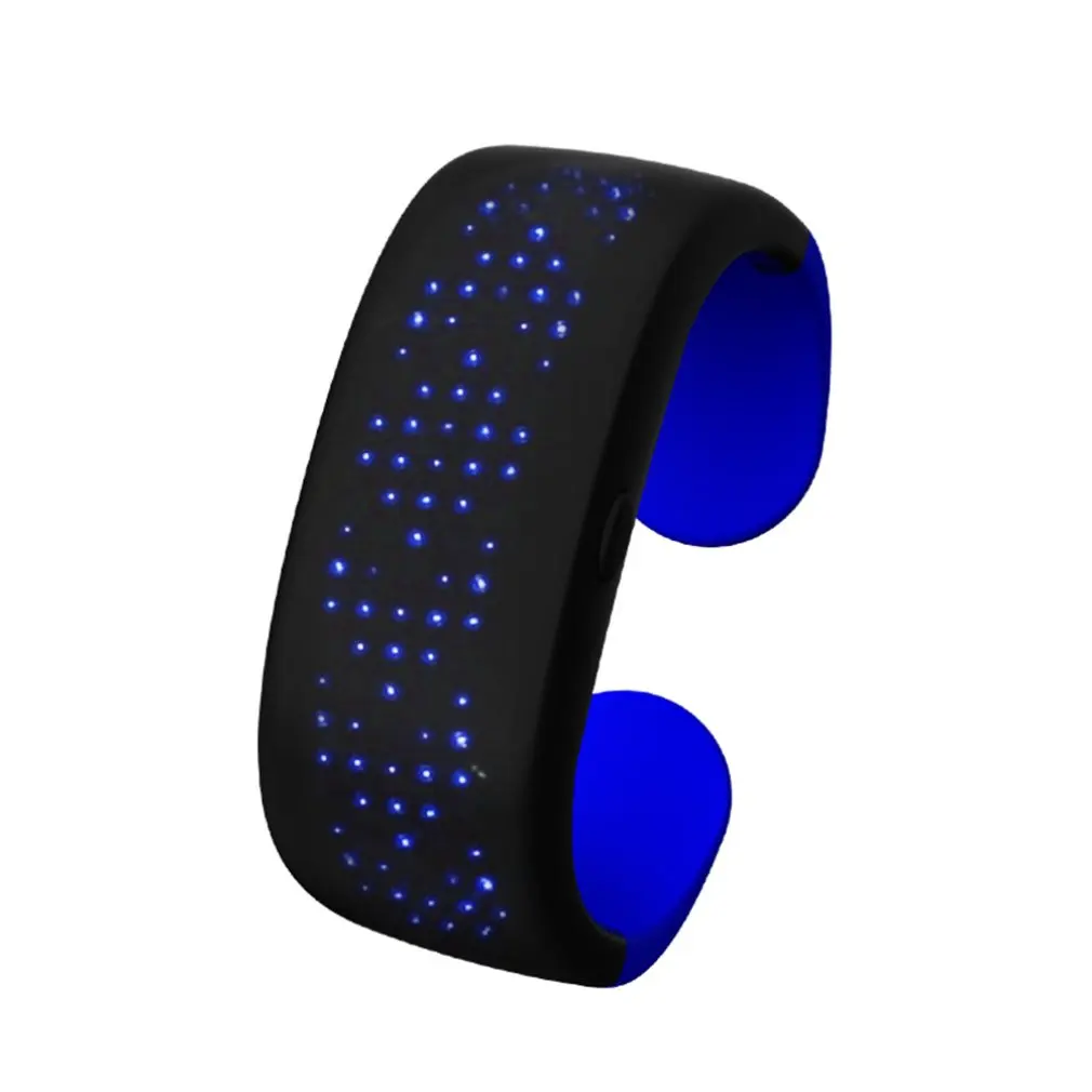 

New Props Colorful Display Dynamic Led Glow Bracelet Night Running Party Concert Props Bracelet ABS+PC+TPU