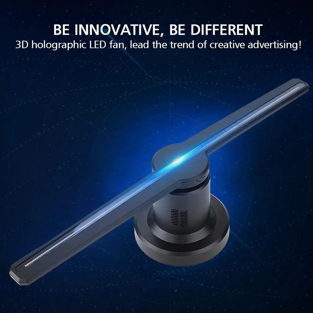 3D Голограмма рекламный вентилятор для проектора светильник дисплей голографическая светодиодная голограмма Wifi настенные фото-картины под заказ видео