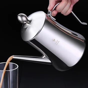 

304 stainless steel oil pot kitchen large capacity leak-proof oil canned soy sauce vinegar pot kettle milk tea pot coffee pot
