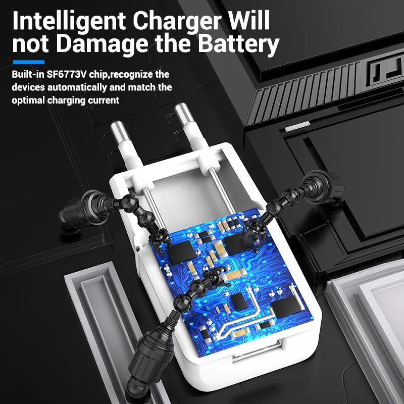 Vention 5V 2.1A USB зарядное устройство для iPhone XS 8 7 iPad быстрое настенное EU адаптер Samsung S9