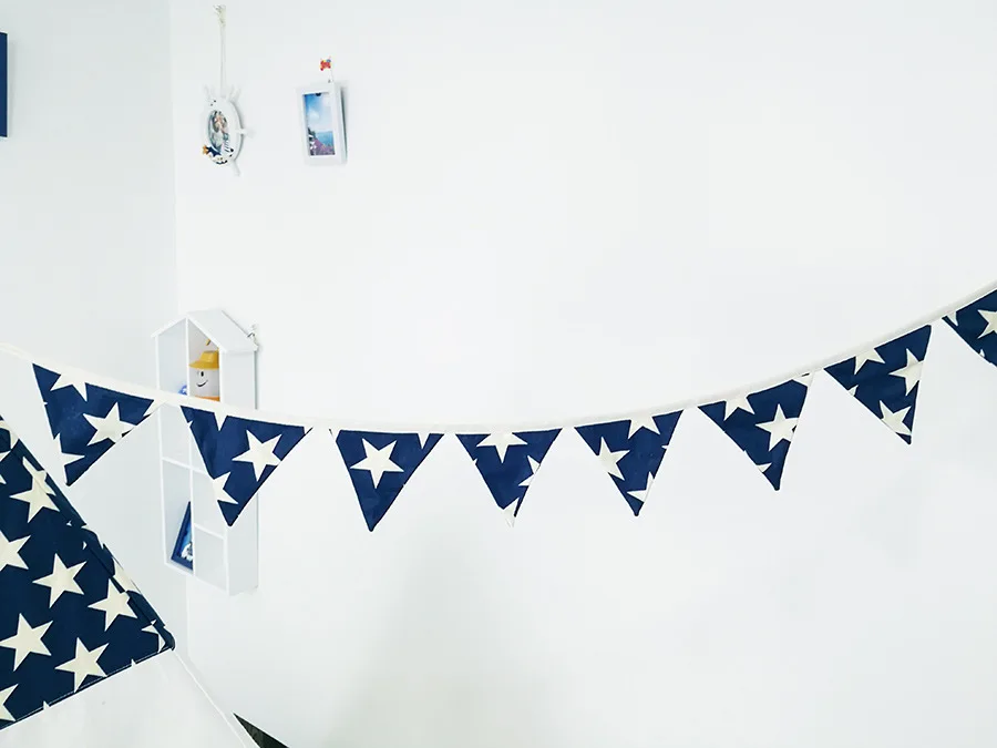

Baby Tent Game House Accessories Bunting Black And White Kids Toy Embellishment Accessories Star Creative New Style Foreign Trad