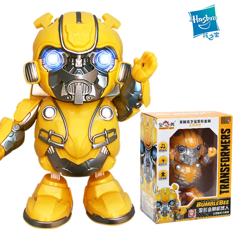 

New Qida Bumblebee Transformation Diamond Remote Control Dynamic Shenguang Transformation Car Robot Models Boy Toy