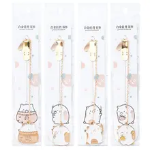 4 шт милые Угловые закладки для книг, бумажные закладки, канцелярские принадлежности, школьные принадлежности