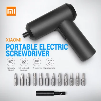 

xiaomi Electric Screwdriver Household Small Electric Portable Screwdriver Electric Multifunction Tool 12 Pieces S2 Bits