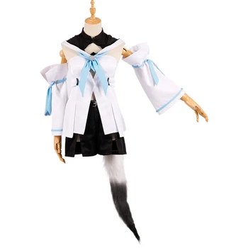 

Anime YouTuber Shirakami Fubuki Lolita Lovely Uniform Cosplay Costume Little Fox Suit Women Halloween Outfit Full Set