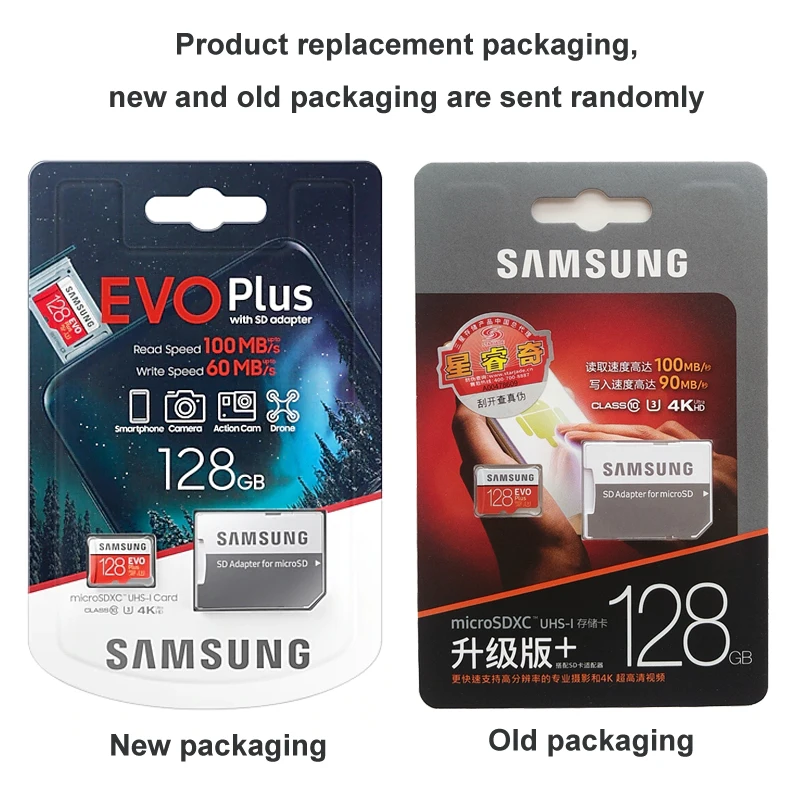 SAMSUNG EVO Micro SD карта 256 ГБ/128 ГБ/64 Гб U3 microSDXC 32 U1 MicroSDHC класс 10 TF памяти C10 флеш карты для