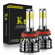 

K9 9005 9006 9003 9012 HIR2 HB2 HB3 HB4 H1 H11 H3 H7 H13 H4 6000K Car Laser Headlight Bulbs Led 12 V Tuning Auto Universal 2PCS