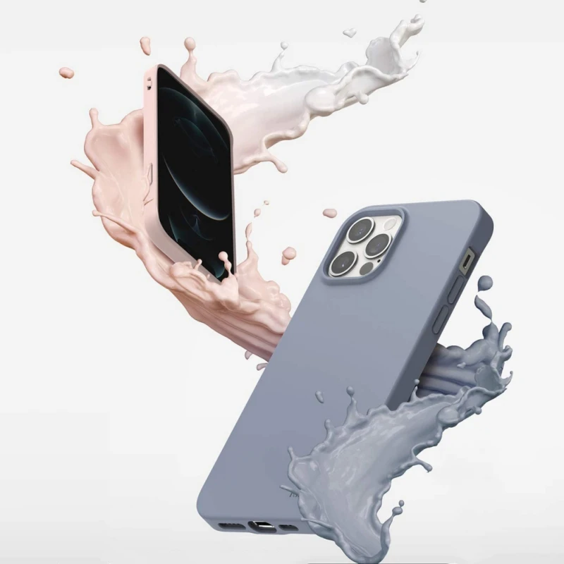 New Liquid Silicone Case For Iphone 12 Mini Pro