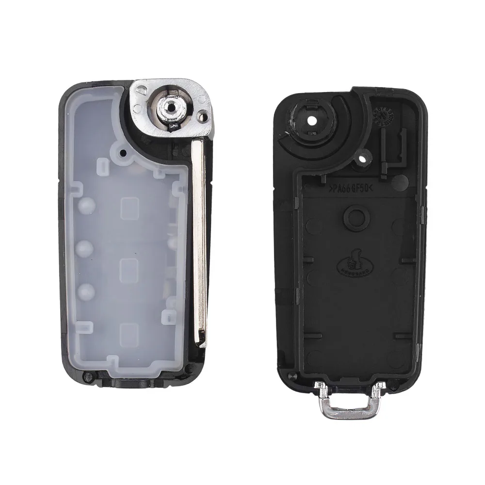 KEYYOU модифицированный чехол для Hyundai Tucson ix35 Elantra Accent SANTA FE с 2 кнопками откидной