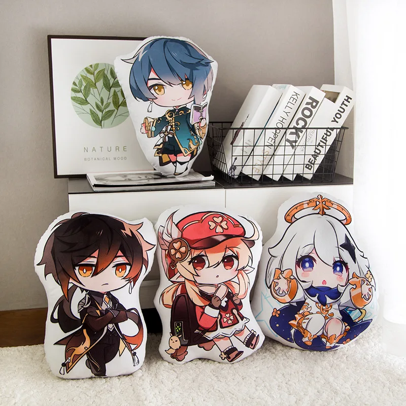 Genshin Impact Zhongli Tartaglia Xiao Venti Diluc Kaeya Paimon Keli Cosplay Anime Plush Toys Kawaii Cartoon Pillow Specification Genshin Impact Zhongli Tartaglia Xiao Venti Diluc Kaeya Paimon Keli Cosplay Anime Plush Toys Kawaii Cartoon Pillow Specification