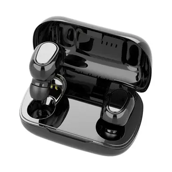 

Waterproof Wireless Headset Earphone Bluetooth 5.0 Bilateral Stereo In-Ear Subwoofer Led Digital Display NFC Music Sport Call