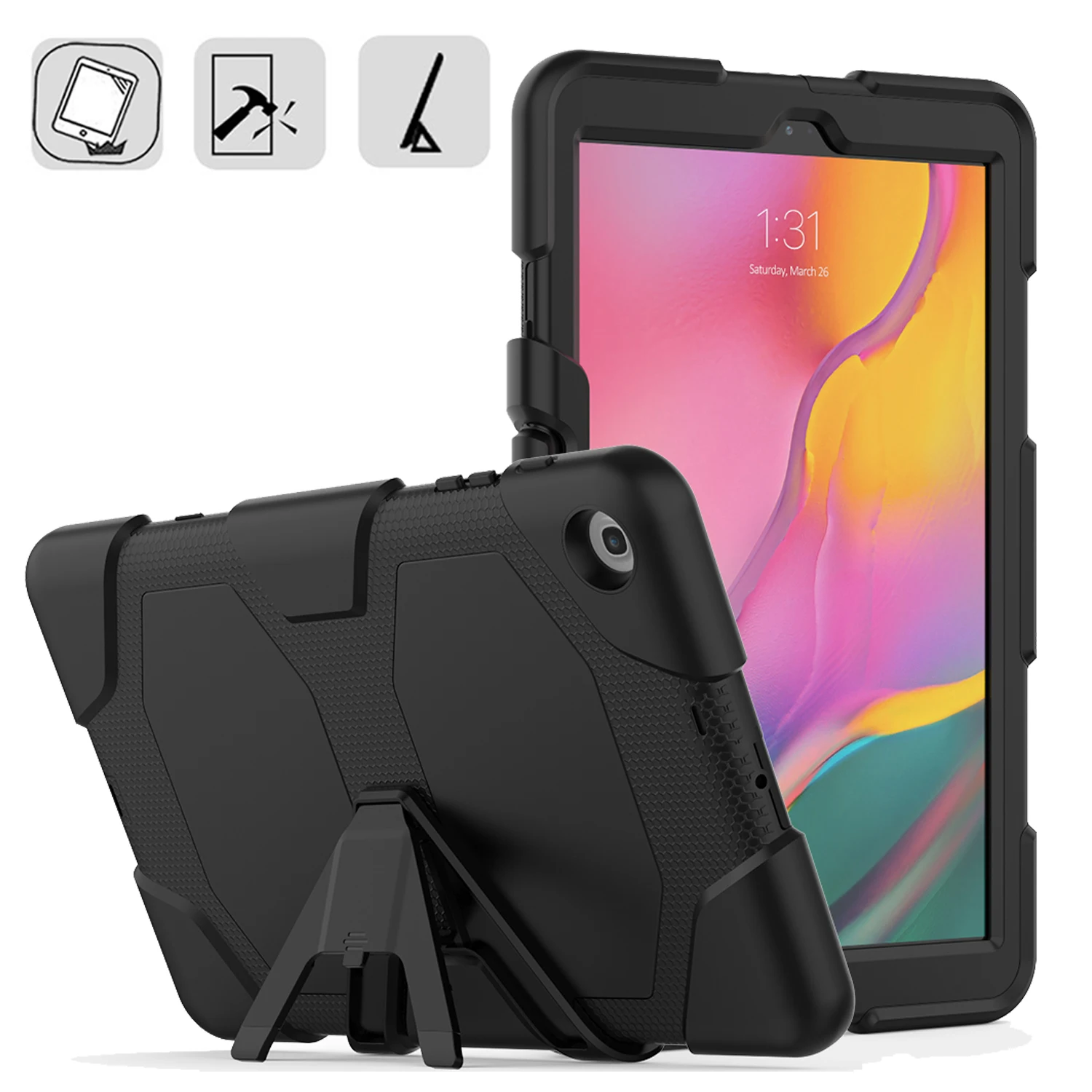 Для Samsung Galaxy Tab A 10 1 2019 T510 T515 SM чехол для планшета противоударный жесткий прочный