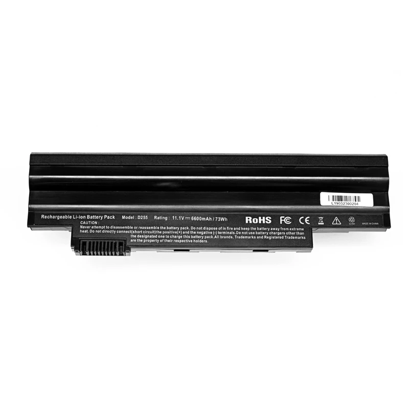 6600mAh Аккумулятор для ноутбука ACER LC. BTP00.129 Aspire One AO522 AOD255E AOD257 AOD260 AOD270 AOE100 D257 D257E D260 D270