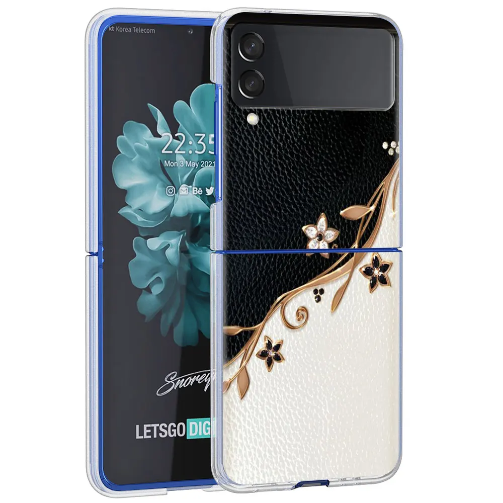Transparent Luxury Love Bow Hard Phone Case Cover - Clear PC Design