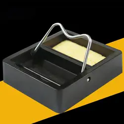 Support de fer à souder électrique, petit Support de Station de soudage en métal avec éponge à souder, outil de soudage électrique 