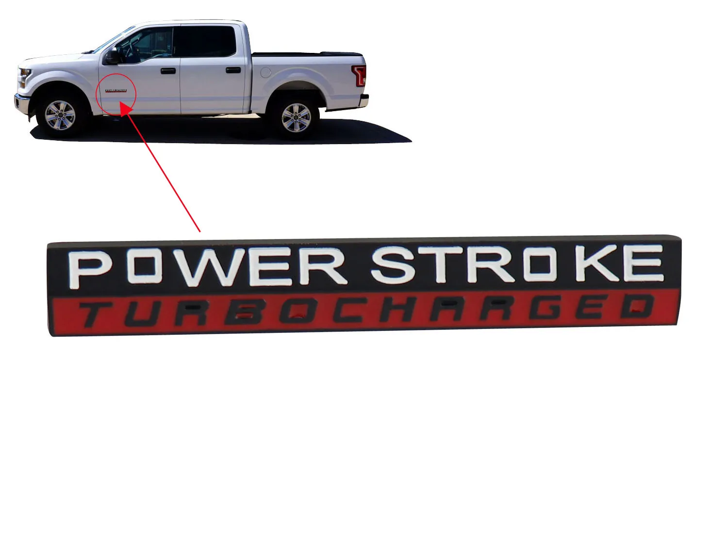 Черный красный мощность ход турбонаддува для двери Задняя заводская табличка