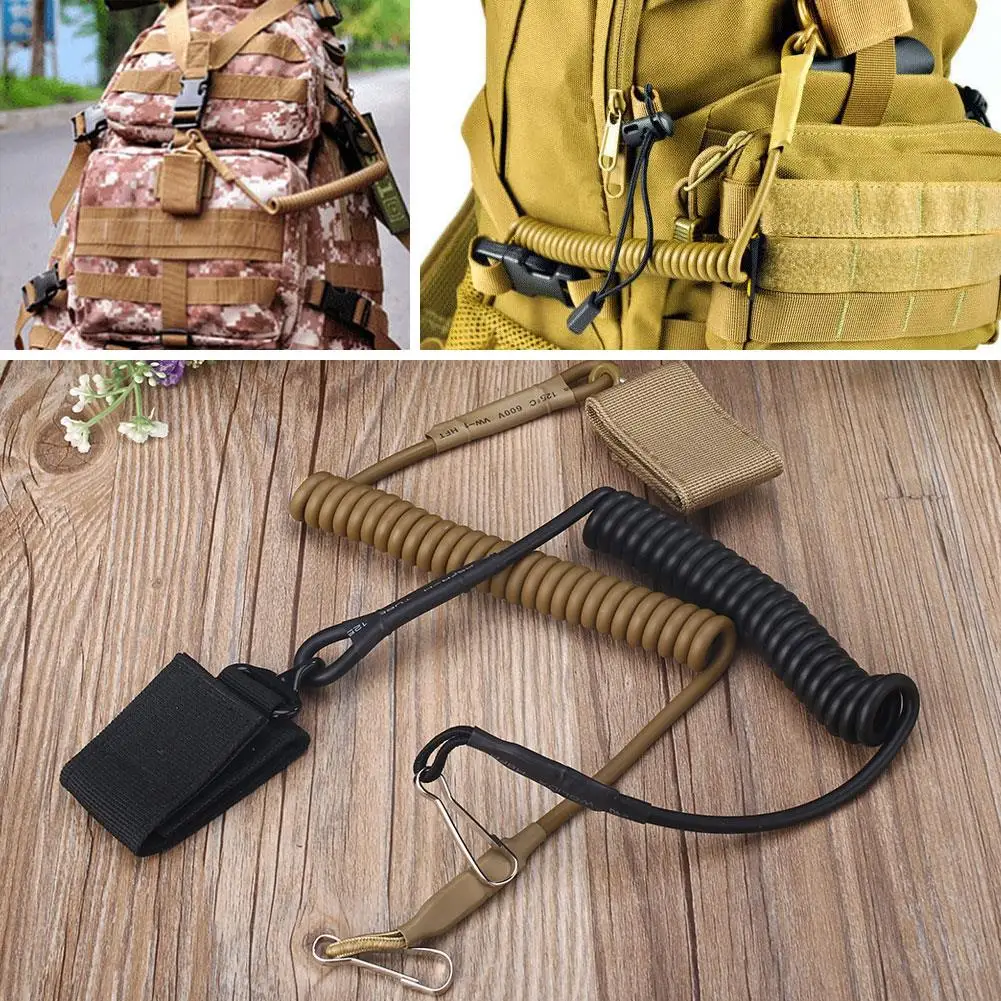 Тактический рюкзак Аксессуары выдвижной гибкий канат для Molle CS