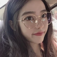 Veshion Круглые Женские очки винтажные оправы для очков для женщин прозрачная оправа для очков очки близорукость ультра-светильник