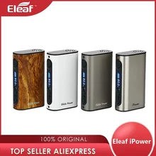 Eleaf iPower 80 Вт TC MOD 5000 мАч встроенный аккумулятор электронная сигарета eleaf istick iPower Box Mod для Melo 3 Tank vs IKuun I200
