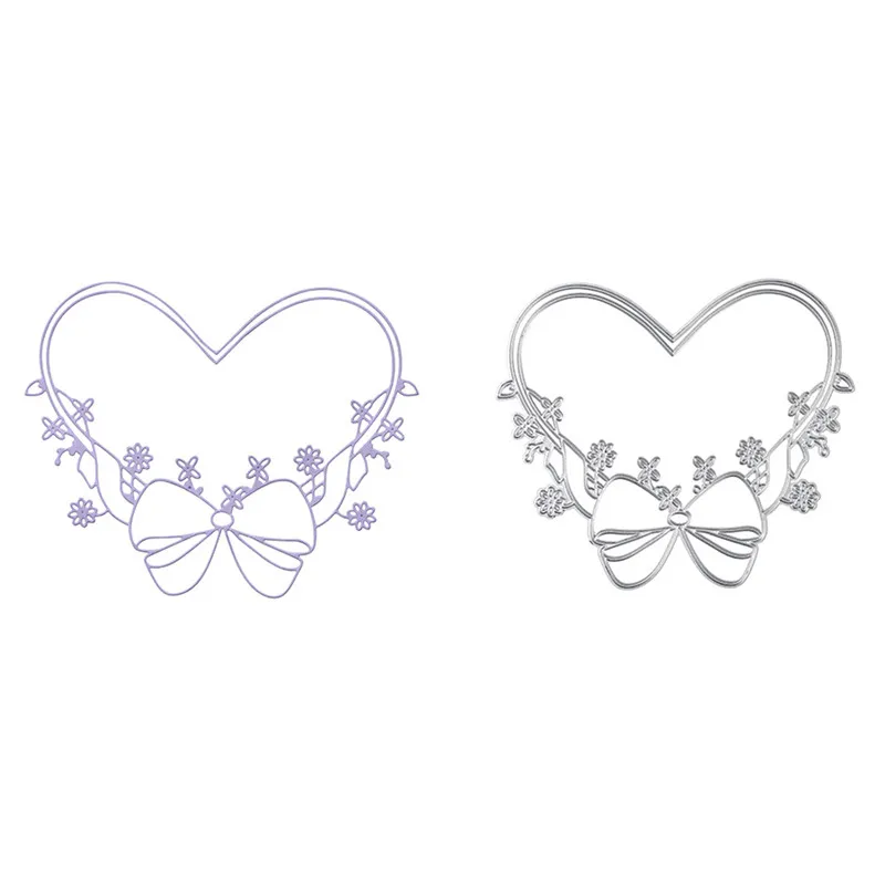 

DiyArts Heart Wreath Metal Cutting Dies Scrapbooking Craft Dies Embossing Stencil Die Cut Card Makeing New Dies for 2019