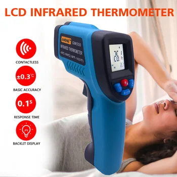 

Forehead Thermometer LCD Digital Non-Contact Infrared Digital Thermometer Temperature Measuring